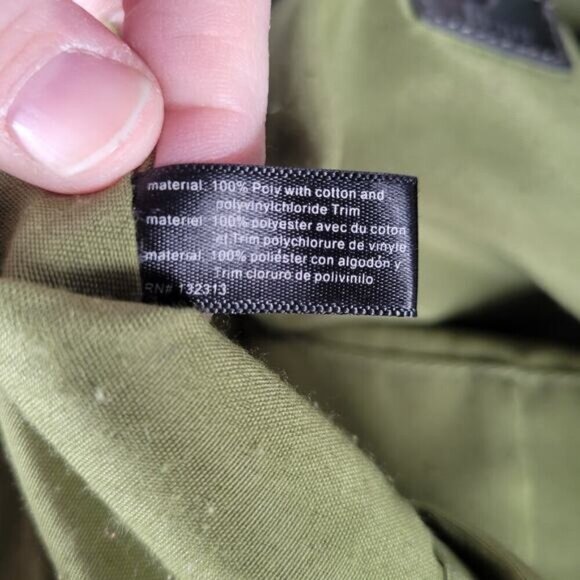 Plum Brand Multicolored Fabric Southwestern Wood Accent Woven Shoulder Handbag - Picture 11 of 12